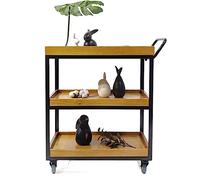 Carrello Portaoggetti Da Cucina Carrello Portaoggetti Con Ruote Carrello Portaoggetti A 3 Livelli Carrello Da Pranzo Per Hotel Ristorante Per Consegne Mobili Carrello Con Barra Di Spinta A Mano In Fe