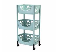 Carrello portaoggetti da cucina for soggiorno, portaoggetti for la casa, portaoggetti multistrato mobile, portaoggetti a strati, portaoggetti aperto, salvaspazio, adatto for ufficio, balcone, cucina,