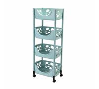 Carrello portaoggetti da cucina for soggiorno, portaoggetti for la casa, portaoggetti multistrato mobile, portaoggetti a strati, portaoggetti aperto, salvaspazio, adatto for ufficio, balcone, cucina,
