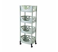 Carrello portaoggetti da cucina for soggiorno, portaoggetti for la casa, portaoggetti multistrato mobile, portaoggetti a strati, portaoggetti aperto, salvaspazio, adatto for ufficio, balcone, cucina,