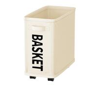 Carrello portaoggetti da sotto la scrivania, con cestino e maniglia, di utilità per sotto la scrivania, con ruote, per ufficio, scuola, camera da, casa, libri, archivi