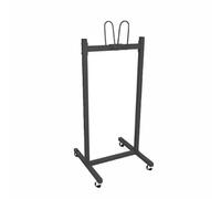 Carrello Portaoggetti Mobile For Cerchio Fitness, Supporto For Da Ginnastica Resistente, Organizzatore For Sala Giochi Palestra Di Casa, Capacità 120 Kg Con Ruote Girevoli A 360°