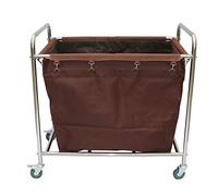 Carrello portaoggetti multifunzionale, carrello da cucina, carrello da salone di bellezza, carrello per lavanderia con ruote, carrello per biancheria di grande capacità con sacchi in tessuto