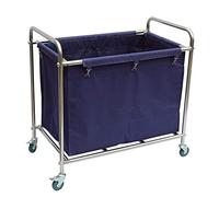 Carrello portaoggetti multifunzionale, carrello da cucina, carrello da salone di bellezza, carrello per lavanderia con ruote, carrello per biancheria di grande capacità con sacchi in tessuto