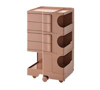 Carrello portaoggetti multiuso - Cassetto girevole a 360°, materiale ABS, ideale per snack e bevande in soggiorno o camera da letto (43,5 x 39 x 74,5 cm)
