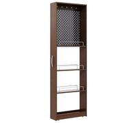 Carrello portaoggetti, organizer con ruote, carrello multiuso in legno, armadio stretto salvaspazio per bagno, cucina, sala da pranzo, dispensa