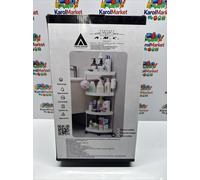 Carrello Portaoggetti in Acciaio per Bagno Cucina Parrucchiere Estetista 4 Ruote