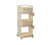 Carrello portaoggetti regolabile con cestelli laterali, design ventilato, per spa e tatuaggi, 45,5 x 35,5 x 83,6 cm, perfetto per parrucchieri e professionisti della bellezza.