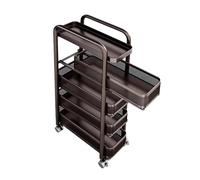 Carrello portaoggetti sottile a più livelli con cassetti, organizer salvaspazio per bagno stretto e aree lavanderia