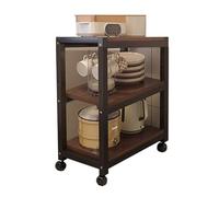 Carrello Portaoggetti Sottile, Carrello Da Cucina Con Ruote, Carrello Portaoggetti In Acciaio Al Carbonio, Carrello Estraibile Sottile A 3-5 Livelli, For Piccoli Spazi, Ingresso(82x40x20cm)