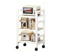 Carrello portaoggetti sottile con ripiani estraibili e ruote, organizer salvaspazio per angoli stretti in bagno o lavanderia