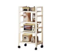 Carrello portaoggetti sottile con ripiani estraibili e ruote, organizer salvaspazio per angoli stretti in bagno o lavanderia