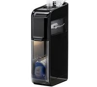 Carrello Portaoggetti Sottile con Rotelle Design con Cassetto Estraibile Trasparente Materiale Plastico PP Spesso Repisas para Baño per Cucina Lavanderia Spazi Ristretti(Black,22.8 * 42 * 67.5cm)