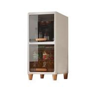 Carrello portaoggetti stretto con design ribaltabile, organizer salvaspazio per bagno, lavanderia e piccoli angoli