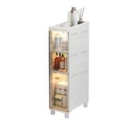 Carrello portaoggetti stretto su ruote, scaffale a 5 ripiani con cassetto, per bagno, camera da letto, ufficio, cucina, soggiorno