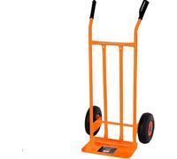 Carrello portapacchi a due ruote camera d'aria portata 200 kg Arancione
