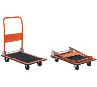 Carrello portapacchi con piattaforma in acciaio portata 150kg Brixo