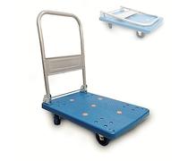 CARRELLO A PIANALE PIATTAFORMA DA TRASPORTO PIEGHEVOLE CON RUOTE PORTAPACCHI