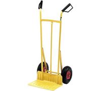 Carrello portacasse acciaio ruote pneumatiche max 200 Kg cm 50x51x h117
