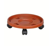 Carrello Portapiante con Ruote Supporto for piante rimovibile Vassoio for vasi di fiori con ruota universale Supporto for vasi di fiori pesante con rotelle for interni ed esterni Balcone(33CM)