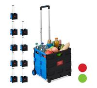 Carrello portaspesa pieghevole Cesta portatile Carrellino telescopico 2 ruote