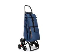 Carrello Portaspesa Rolser Big Polar Pieghevole 6 Ruote Montascale - Marino