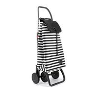Carrello Portaspesa Rolser I-Max Marina pieghevole 4 ruote - Bianco e Nero