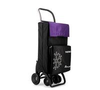 Carrello Portaspesa Rolser Termo Fresh MF 4.2 Tour - Nero e malva