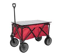 Carrello portatile da giardino pieghevole per uso esterno, capacità 120 kg, ideale per picnic in spiaggia e shopping, design pieghevole per una facile conservazione