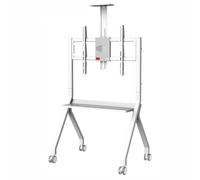 Carrello portatile intelligente interattivo per lavagna bianca con ruote | Supporto interattivo portatile per lavagna bianca, con ruote bloccabili, per ufficio o aula