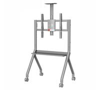 Carrello portatile intelligente interattivo per lavagna bianca con ruote | Supporto interattivo portatile per lavagna bianca, con ruote bloccabili, per ufficio o aula
