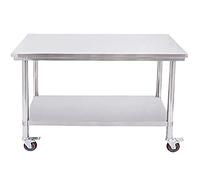 Carrello portatile per barbecue e forno per pizza, multifunzione, per feste in giardino, picnic e grigliate (99 x 70 x 78 cm)