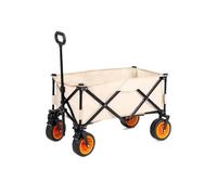 Carrello portatile per la spesa da giardino, in tela resistente, con ruote, perfetto per campeggio, giardinaggio e attività all'aperto
