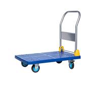 Carrello Portatile Robusto con pianale ribassato e Ruote piroettanti Antiscivolo per Un Facile Trasporto e stoccaggio degli Oggetti: Perfetto per la casa, la Cucina e Il Magazzino.