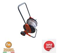 CARRELLO PORTATUBO COMPLETO CON TUBO CLABER TOP BLACK 5/8 25m IN SUPER PROMO