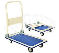 CARRELLO PORTATUTTO CARRELLINO PIANALE PORTAPACCHI RICHIUDIBILE CON RUOTE 150 KG