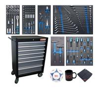 carrello portautensili 7 cassetti 129 utensili - codice bgs4080 FBGS4080 BGS off