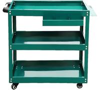 Carrello portautensili a 3 livelli, banco da lavoro mobile resistente, carrello portatile per garage, efficiente strumento da officina per una facile gestione delle attrezzature