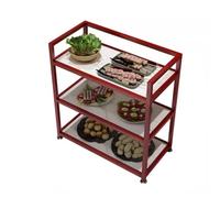 Carrello portautensili a 3 livelli, resistente, mobile per saloni di bellezza, cucina, ristorante e bar