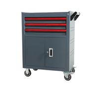 Carrello portautensili a 3 ripiani, carrello meccanico in metallo, organizer portaoggetti con ruote bloccabili, for garage, officina, magazzino, officina di riparazione(Style 3)