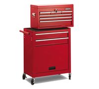 Carrello Portautensili Componibile Garden Friend - 150 kg - C1847220 (Rosso)