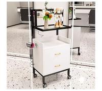 Carrello portautensili con cassetto, armadietto mobile per beauty spa, barbiere e salone di tatuaggi