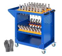 Carrello portautensili con ruote, multifunzione, per magazzini e centri di lavoro