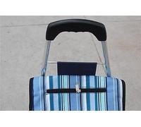 Carrello portautensili con Ruote Multifunzione Sei per Salire Le Scale rimorchio generi Alimentari Pieghevole in Lega di Alluminio,