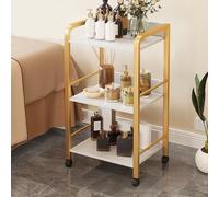 Carrello portautensili con ruote, organizer mobile per un facile montaggio in bagno, ufficio, officina