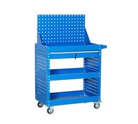 Carrello portautensili da garage con maniglia, organizer portaoggetti con ruote bloccabili, capacità di carico 200 kg, for servizi di bellezza auto(Style 2,67x40x76cm)