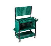Carrello portautensili for impieghi gravosi con cassetto a 3 livelli, organizer for riporre gli attrezzi, carrello da lavoro mobile(Color 1,Style 2)