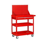 Carrello portautensili for officina, macchinari for riparazioni auto ad alta resistenza, organizer con ruote bloccabili, for servizi di riparazione e bellezza(Color 2,67x40x109cm)