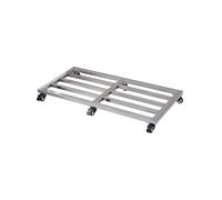 Carrello portautensili in acciaio inox resistente, mobile da cucina, ripiano regolabile per dispensa e piante, dimensioni personalizzate (90 x 50 cm)