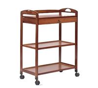 Carrello portautensili in legno - Carrello mobile da portata per sala da pranzo Carrello da tè e credenza versatile da cucina e soluzione di archiviazione per la casa